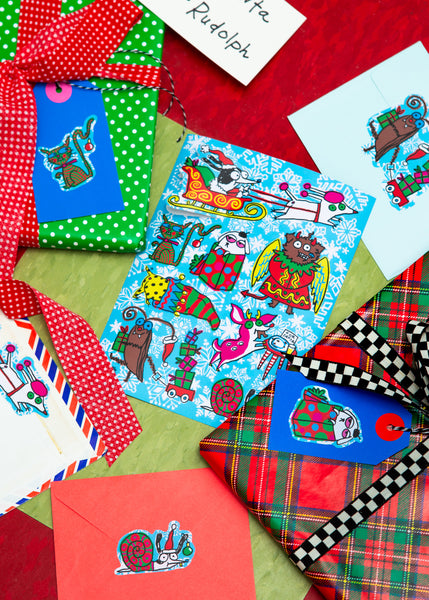 holiday sticker sheet