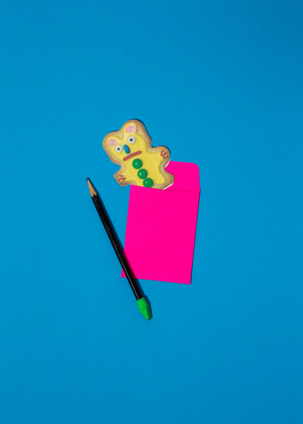 bear cookie mini card