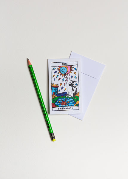 the moon card
