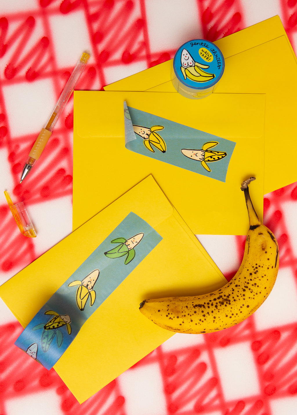 Banana Dots' Washi Tape