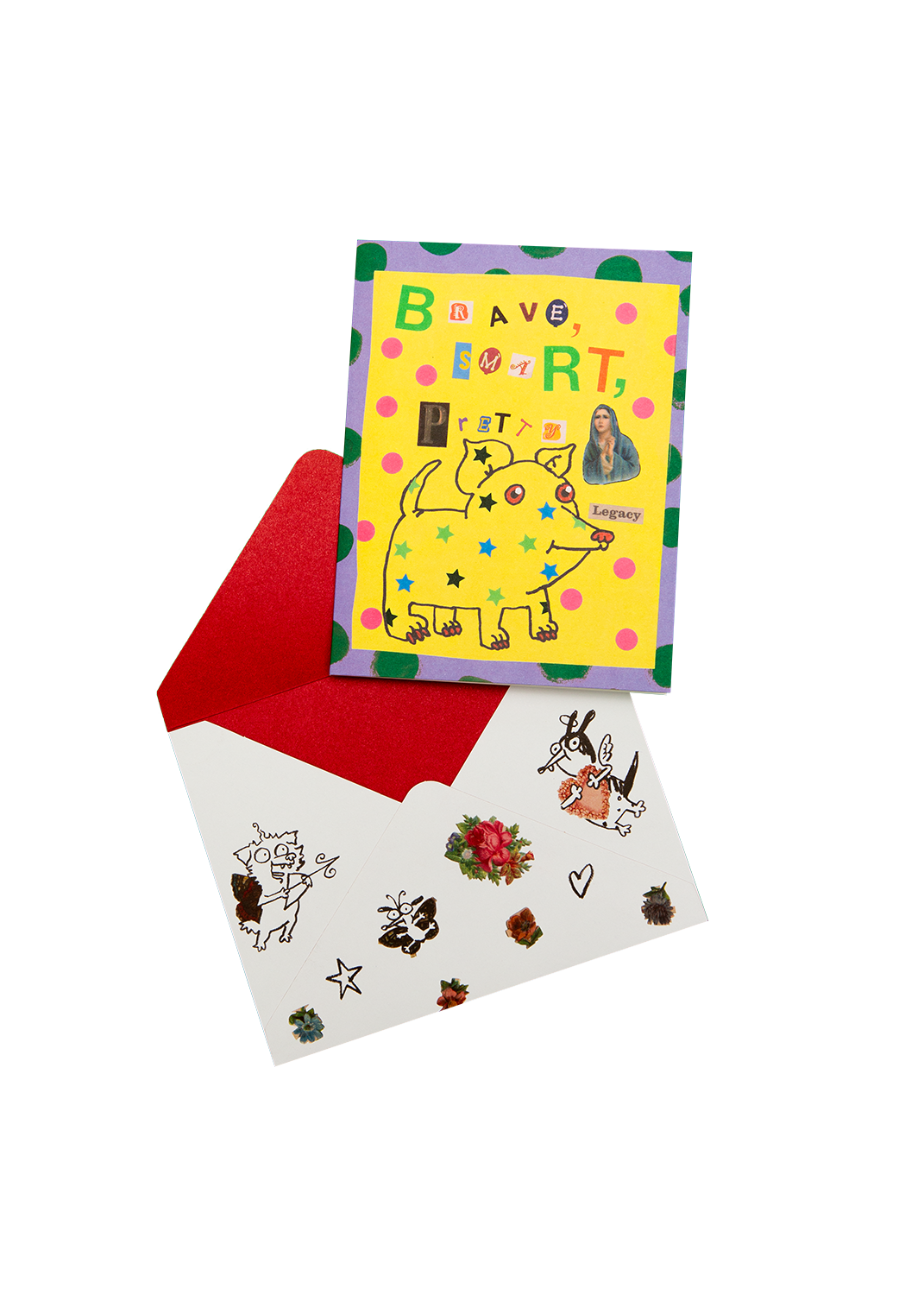 brave smart pretty card | gentle thrills
