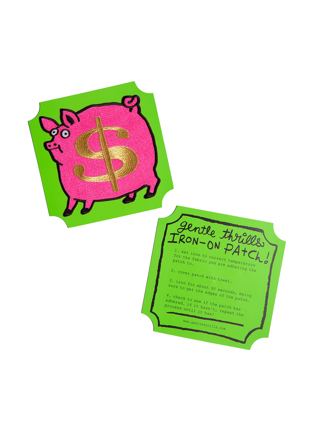 piggy bank patch | gentle thrills