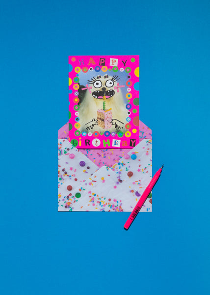 diva birthday card