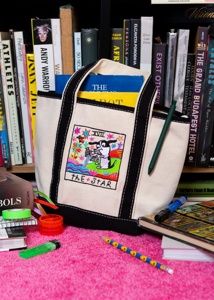 cowgirl tarot mini tote