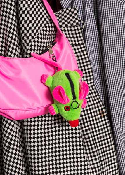 rat plush keychain