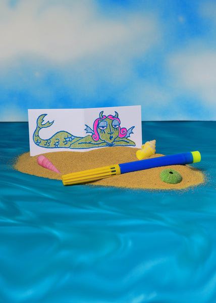 goblina mermaid mini card