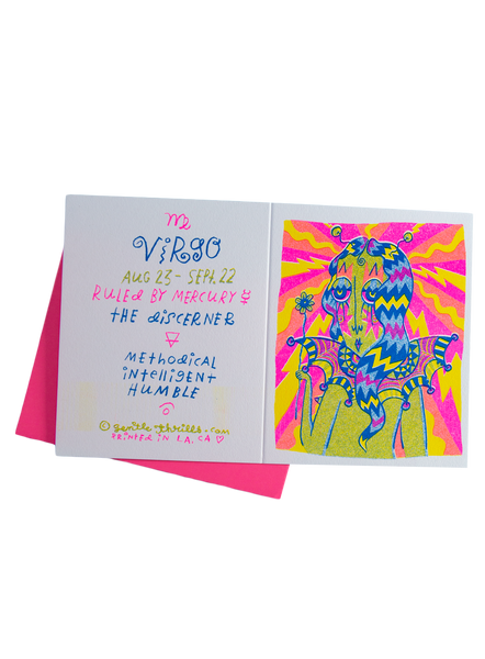 virgo risograph card