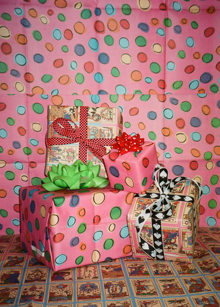 cowgirl tarot + polka dots giftwrap